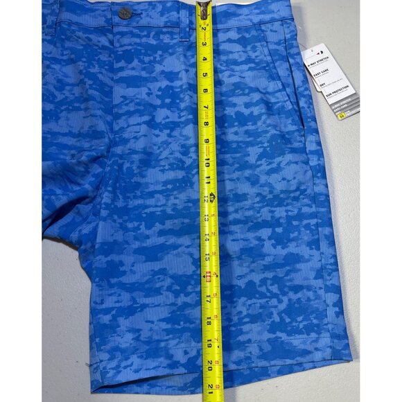 Grand Slam Mens Size 38 Blue Camo Print Golf Shorts 4-Way Stretch - Picture 5 of 12